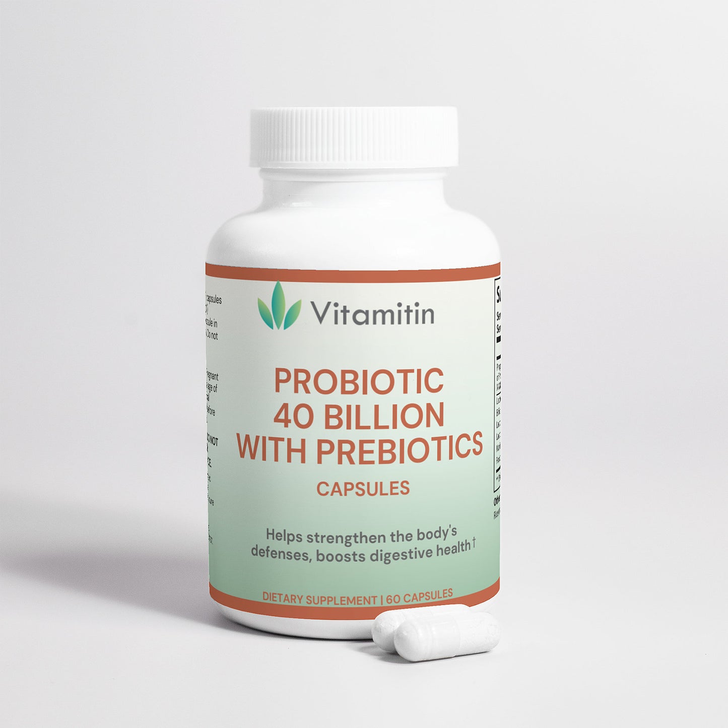 Probiotic 40 Billion with Prebiotics